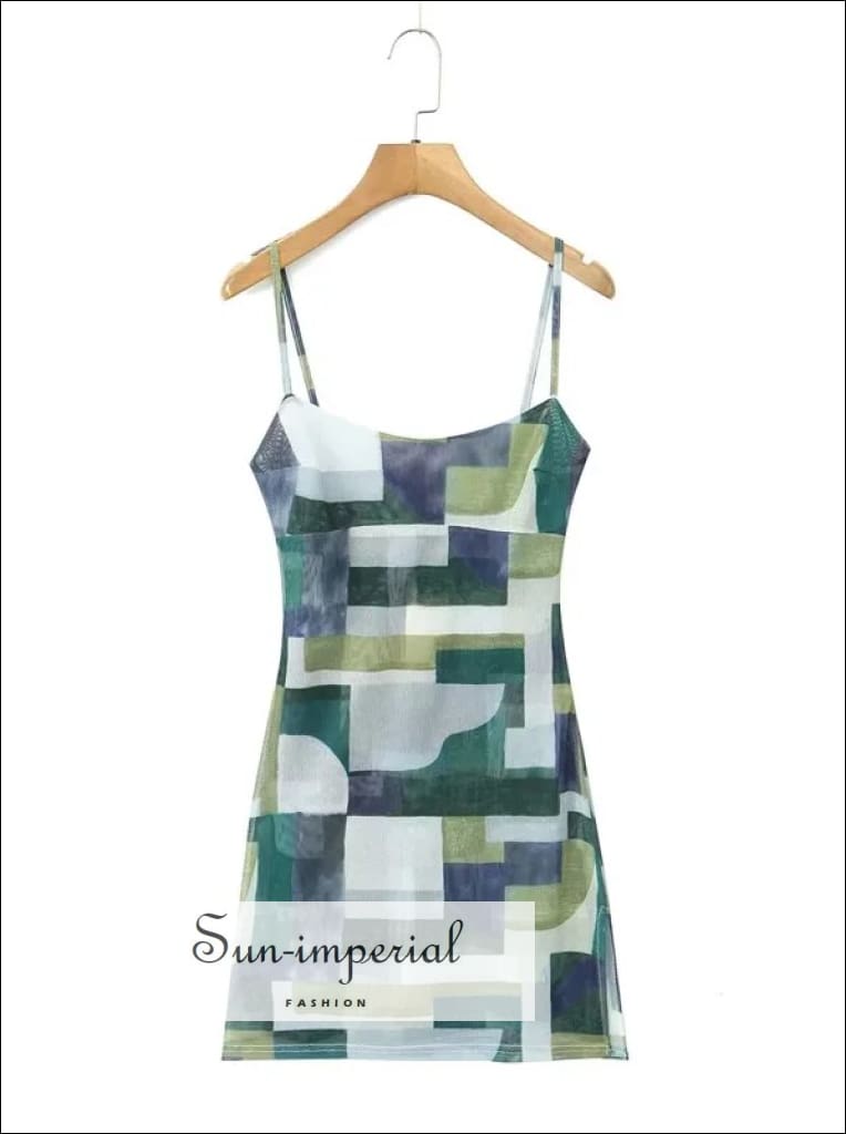 green fern print dress Fern Lace Crochet Leilana Dress main image 0
