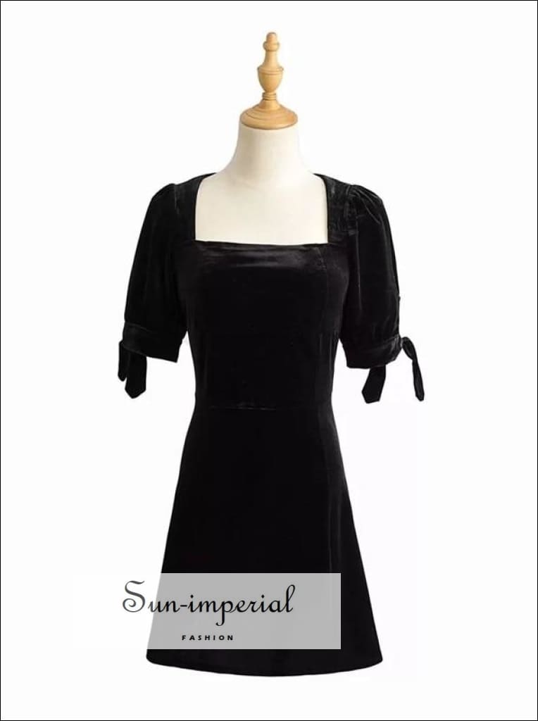 slim fit dress slacks Halter Velvet Mini Dress  IULOVER