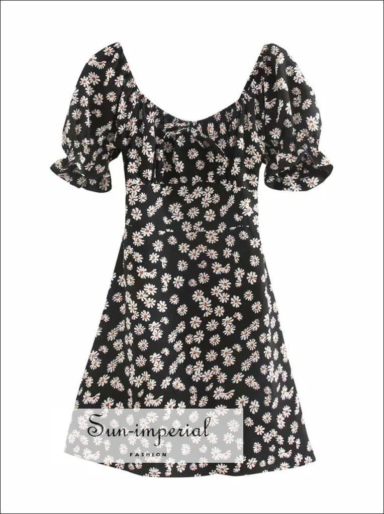 Black Daisy Dress