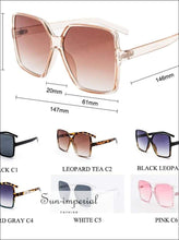 Black Oversized Women Sunglasses Pink Vintage Sunglasses Big Square Sun Glasses for Women Vintage