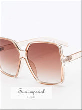 Black Oversized Women Sunglasses Pink Vintage Sunglasses Big Square Sun Glasses for Women Vintage