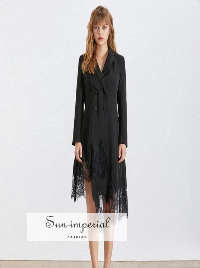 chinese dress ladies Leopard Patchwork Long Sleeve Dress 1x main image 1