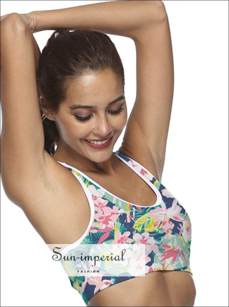 Sun-imperial - ladies sport bra mobile phone pocket yoga running printed bra  outdoor fitness – Sun-Imperial