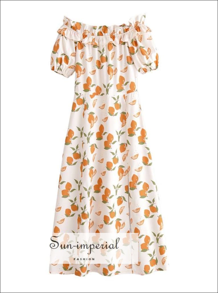 strapless open back dress Vintage Ruffle Voile Dress - S main image 1