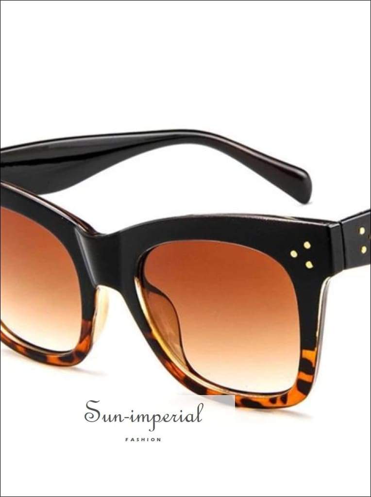 Women's Luxury Brand Designer Rectangle Sunglasses