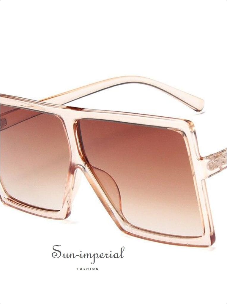 Grfisia square hot sale oversized sunglasses