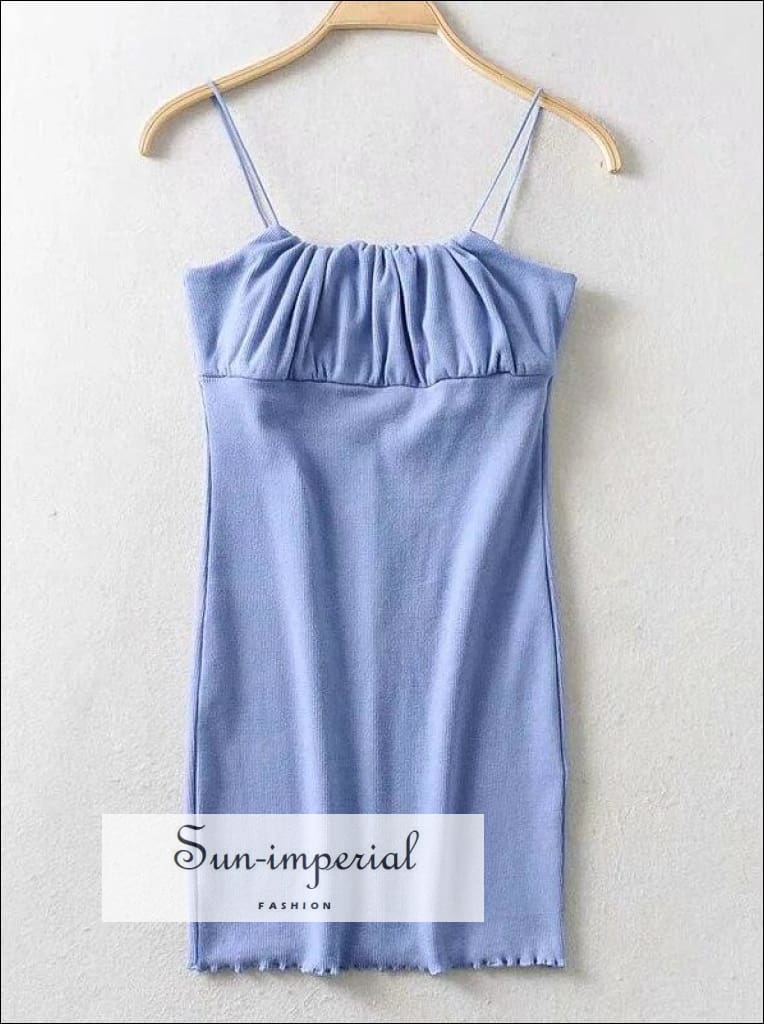 ruched bust mini dress Sun-imperial