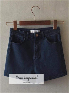 Sun-imperial High Quality!! 2016 Summer Women High Waist Denim Shorts Female Short Jeans 3 Colors
