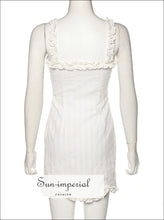 Sun Imperial Lace Flower Woman Dress Slim Waist Sleeveless Short Girls Camisole Dresses SUN-IMPERIAL United States