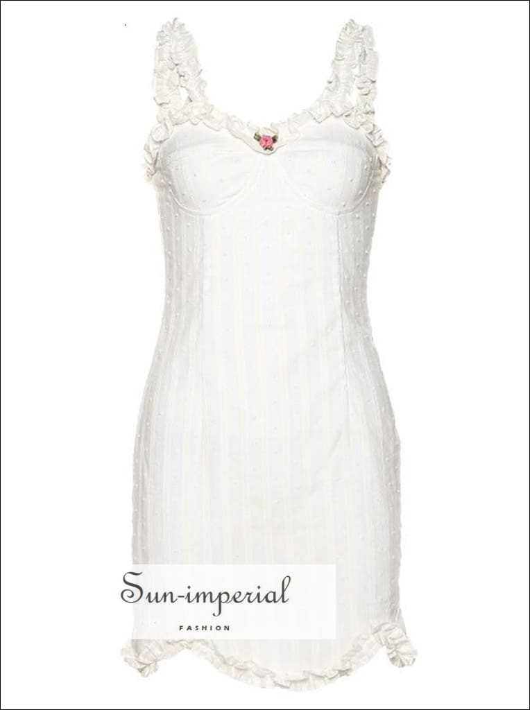 Sun-imperial - blossom dress - floral dress lace slash neck flare