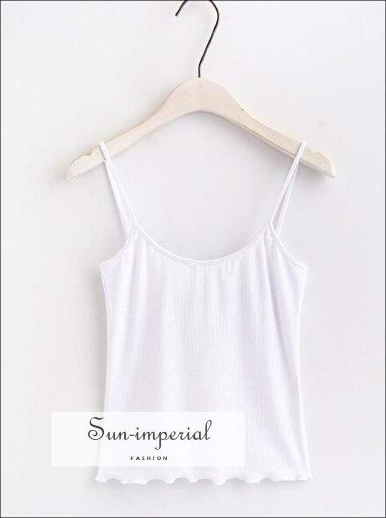 Sun-imperial - women white sweetheart neckline camisole with padded cup and  contrast black piping – Sun-Imperial