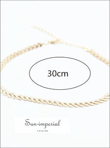 Two Layers Leaf Chain Sequins Choker Necklaces for Women Bohemian Style Jewelry