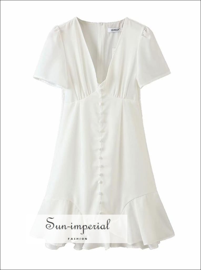 white mini sun dress Sun-imperial