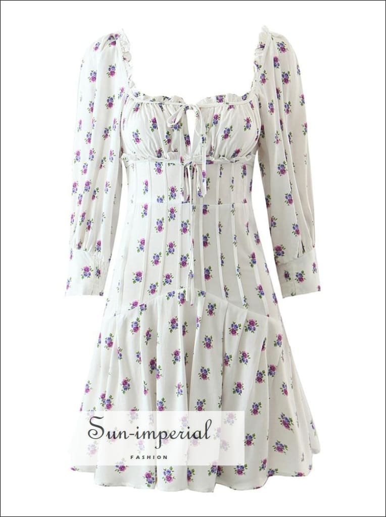 preppy floral mini dress Sun-imperial