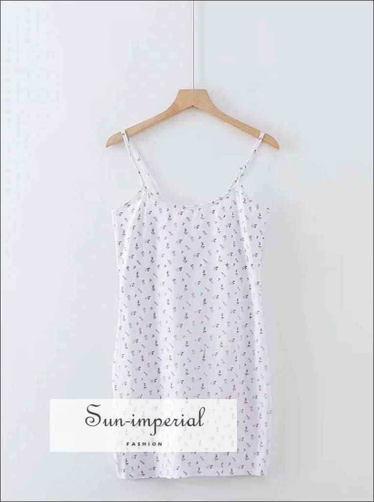 printed mini slip dress Sun-imperial