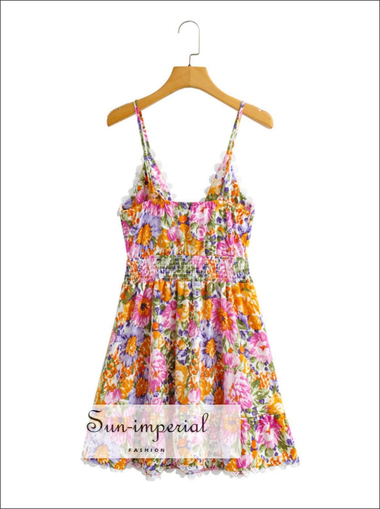 New Latest Design Casual dress for girls & women V-neck floral