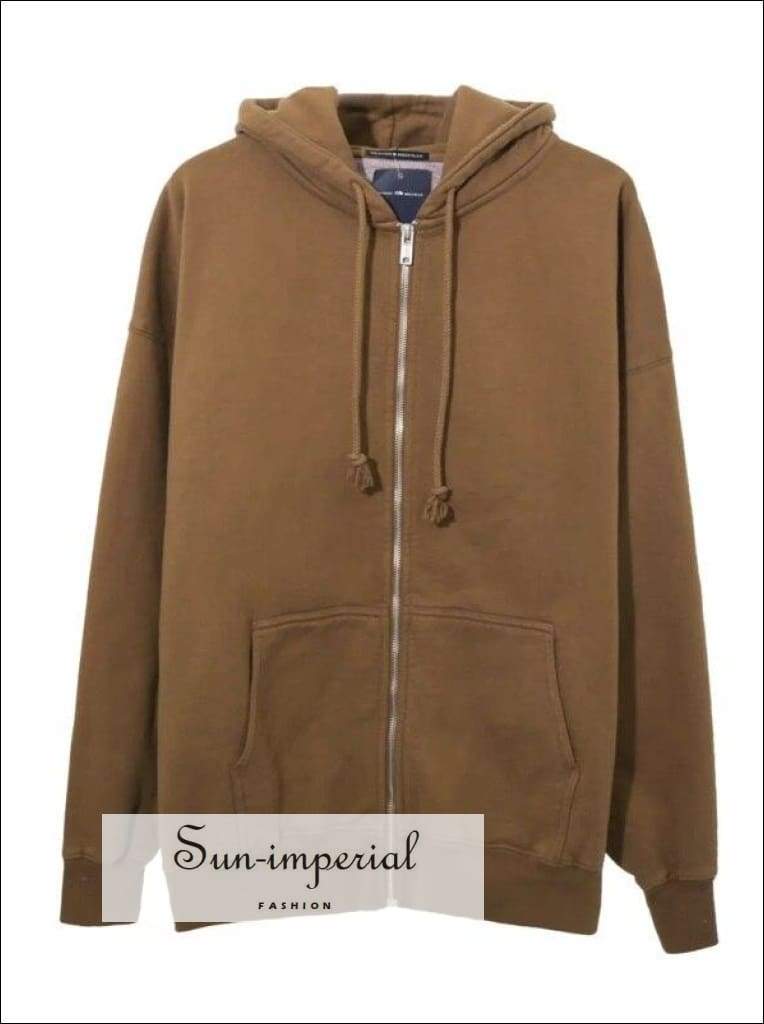 Oversized cozy discount zip up hoodie