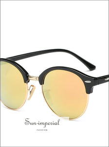 Women Sunglasses Vintage Summer Style - Black
