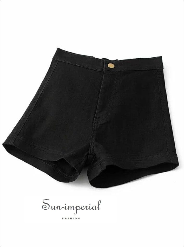 Ladies Short Pants Black, Women's Fashion, Bottoms, Shorts on