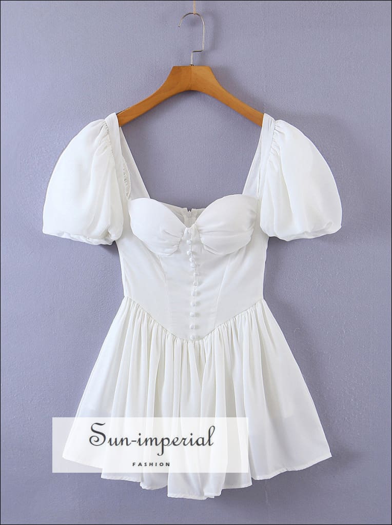 white corset a line dress Corset A Line Mini Dress – Stolen Stores main image 0