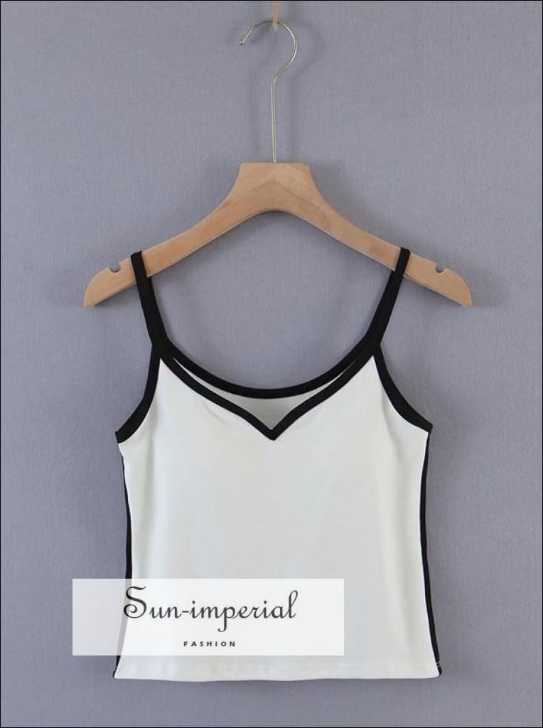 Sun-imperial - women white sweetheart neckline camisole with
