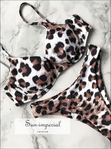 Snakeskin Leopard Bikini Set Sun-Imperial United States