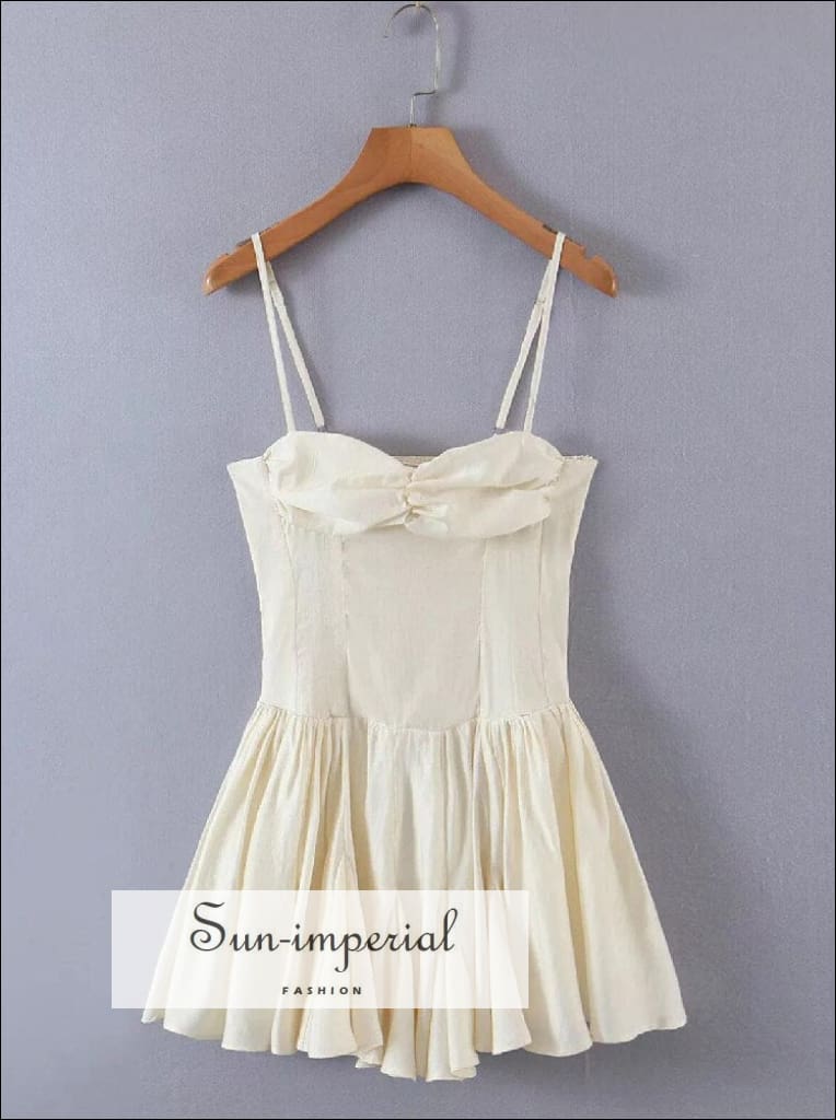 beige summer dress women Elegant Beige Midi Dress for Women