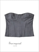 Women Sweetheart Neckline Tube Corset Top Sun-Imperial United States