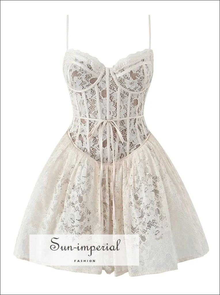 open lace back dress Purple Sweetheart A Line Corset Party Dress with Applique Lavender / 0 main image 0