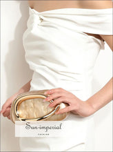 Acrylic Shell Box Evening Clutch - Sun Imperial (photo 2)