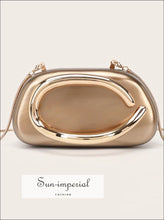 Acrylic Shell Box Evening Clutch - Sun Imperial (photo 6)