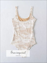 American Retro Lace O‑neck Low‑back Bodysuit – Black & White american retro, black bodysuit, evening top, layering piece, low back bodysuit