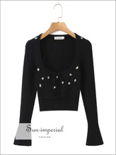 Women Knitted Embroidery Sweater Sun-Imperial United States