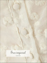 Apricot Lace Corset-style Crop Top with Bow Detail apricot crop top, boutique bow detail button front embroidered top Sun-Imperial United