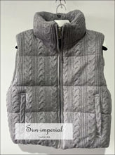 Women’s Knitted Padded Vest Sun-Imperial United States