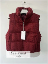 Women’s Knitted Padded Vest Sun-Imperial United States