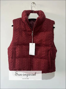 Women’s Knitted Padded Vest Sun-Imperial United States