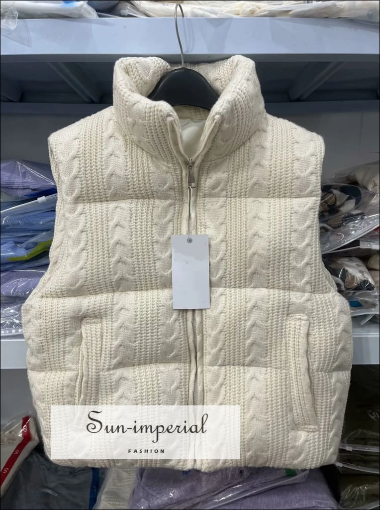 Women’s Knitted Padded Vest Sun-Imperial United States