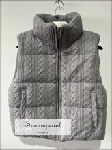 Women’s Knitted Padded Vest Sun-Imperial United States