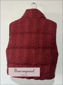 Women’s Knitted Padded Vest Sun-Imperial United States