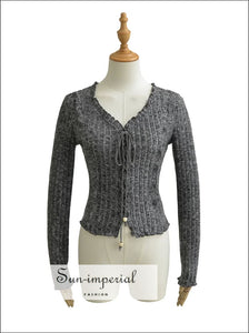 Women’s Long Sleeve Warm Top with Lace Up Center Detail With Sun-Imperial United States