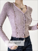 Women’s Long Sleeve Warm Top with Lace Up Center Detail With Sun-Imperial United States