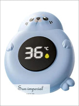 Baby Bath Thermometer – Digital Led Water Temperature Monitor | Hot & Cold Safety Sensor Floating Tub for Babies baby bath safety tool,