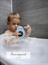 Baby Bath Thermometer – Digital Led Water Temperature Monitor | Hot & Cold Safety Sensor Floating Tub for Babies baby bath safety tool,