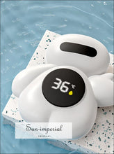 Baby Bath Thermometer – Digital Led Water Temperature Monitor | Hot & Cold Safety Sensor Floating Tub for Babies baby bath safety tool,