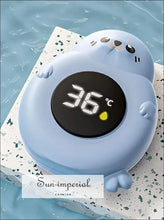 Baby Bath Thermometer – Digital Led Water Temperature Monitor | Hot & Cold Safety Sensor Floating Tub for Babies baby bath safety tool,