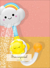 Baby Bath Water Spray Toy – Cloud Faucet Shower Sprinkler Game | Fun Suction Cup Spraying for Kids baby bath sprinkler toy, toys kids,