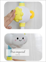 Baby Bath Water Spray Toy – Cloud Faucet Shower Sprinkler Game | Fun Suction Cup Spraying for Kids baby bath sprinkler toy, toys kids,