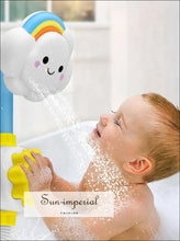 Baby Bath Water Spray Toy – Cloud Faucet Shower Sprinkler Game | Fun Suction Cup Spraying for Kids baby bath sprinkler toy, toys kids,