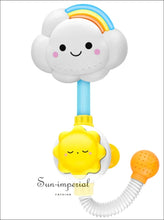 Baby Bath Water Spray Toy – Cloud Faucet Shower Sprinkler Game | Fun Suction Cup Spraying for Kids baby bath sprinkler toy, toys kids,
